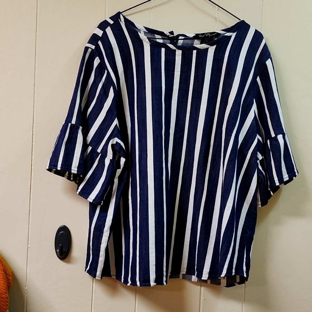 Velvet heart Striped blouse